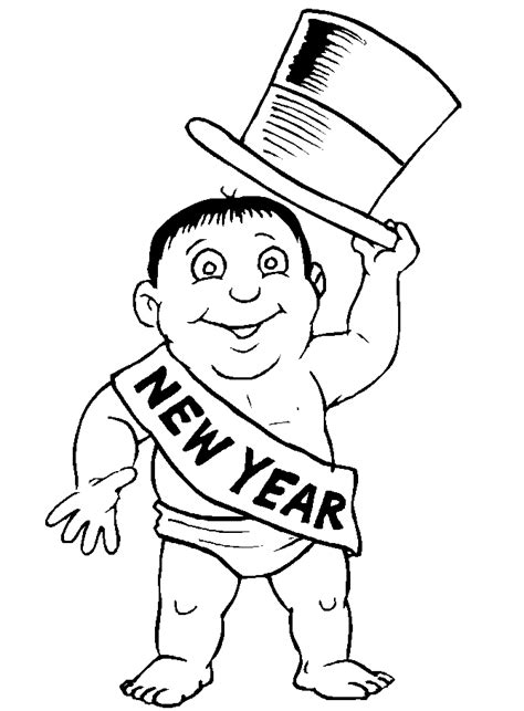 year coloring pages coloringpagescom