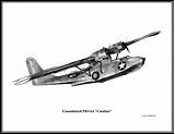 Catalina Pby sketch template