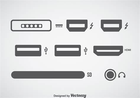 computer connection icons sets  vector art  vecteezy