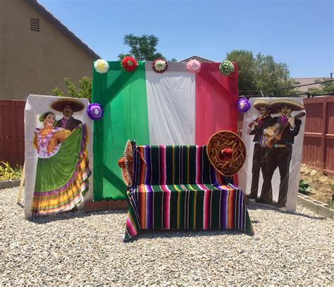 Mexican Fiesta Backdrop Photo Prop Decoracion Fiesta Mexicana Temas