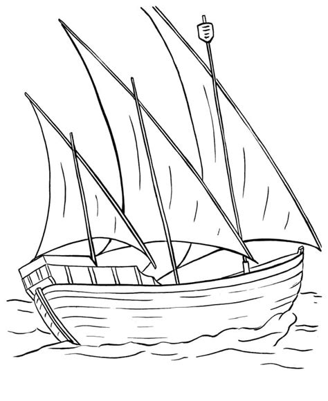 boat printable coloring page  printable coloring pages  kids