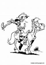 Lucky Luke Coloring Pages Jolly Jumper Coloriage Cartoon Drawing Clipart Choose Board Maatjes sketch template