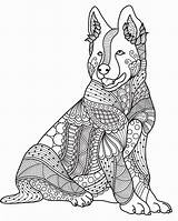 Dog Coloring Pages Realistic Dogs Getdrawings sketch template
