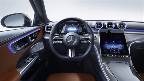 Mercedes-Benz C 300 AMG Line 2021 5K Interior Wallpaper