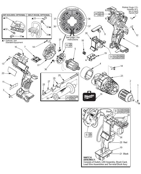 milwaukee   parts list milwaukee   repair parts oem parts  schematic diagram