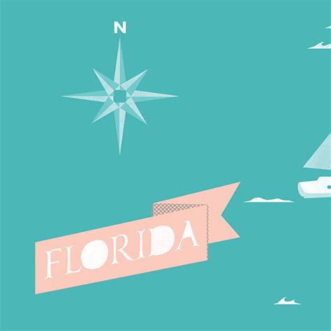 florida map  behance