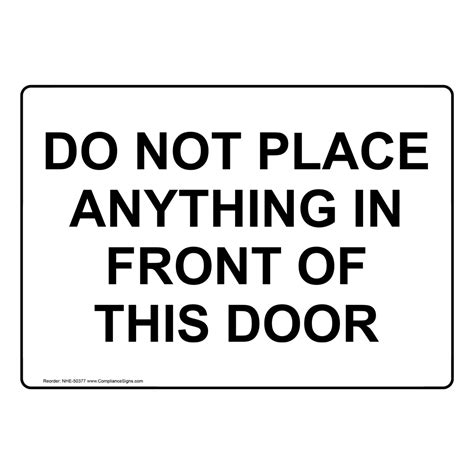 place   front   door sign nhe