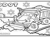 Plow Coloring Pages Truck Getcolorings Snow Color sketch template