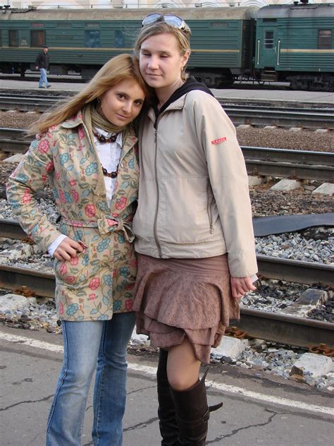 Russian Girls Russian Friends At The Khavarosk Train Stati… Flickr