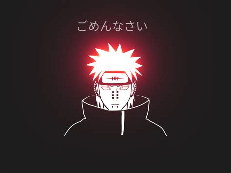 naruto pain minimal  resolution wallpaper hd anime