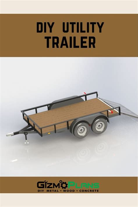 diy utility trailer utility trailer diy plans diy metal