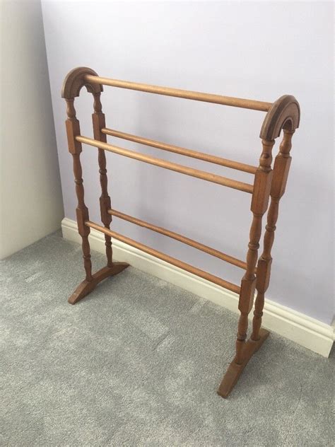 antique pine wooden clothes horse  loughborough leicestershire