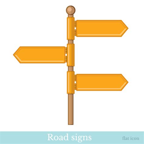 road sign vector illustration vector life