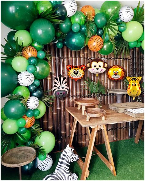 upgrade jungle safari theme party supplies  pcs balloon