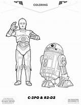 Wars Star Coloring Sheets Activity Force Awakens Pages 3po Lego R2 D2 Printables Printable Kylo Ren Sheet Activities Anytots War sketch template