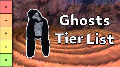 scary  gorilla tag ghosts tier list youtube