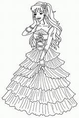 Printable Princesses Bestcoloringpagesforkids Prinzessinnen Prinzessin Ausmalen sketch template