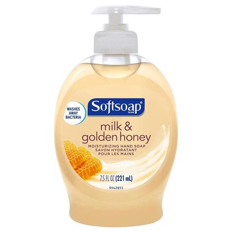 softsoap  fl oz milk  golden honey hand soap  lowescom