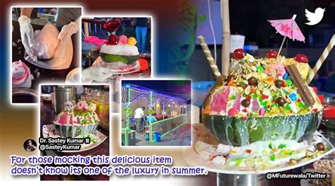 This Shaved Ice Sundae Served Inside A Watermelon Has The Netizens