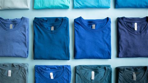 shirt color palette shades  blue real thread