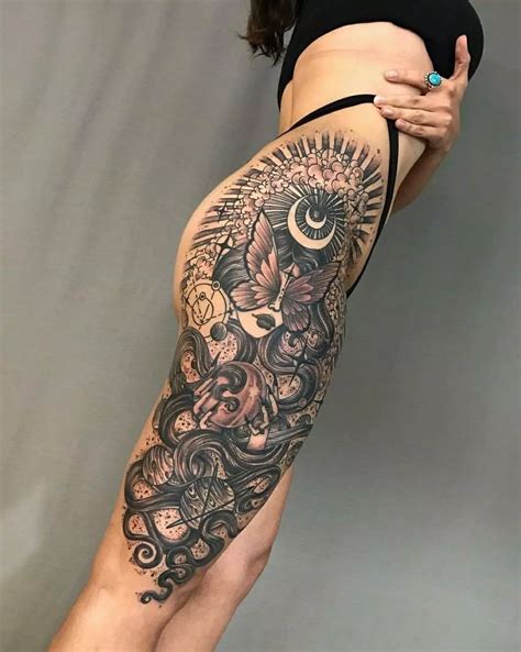 60 Classy Side Thigh Tattoos Insights Meanings And Best Designs — Inkmatch
