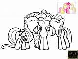 Coloring Pages Pony Pie Fluttershy Little Pinkie Rainbow Dash Printable Color Gala 2444 Friendship Magic Clipart Drawing Getcolorings Clipartbest Getdrawings sketch template