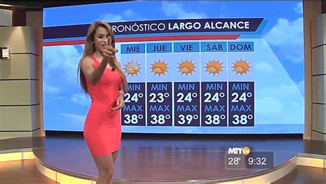 world s hottest weathergirl yanet garcia risks upsetting