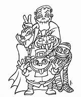 Coloring Halloween Monster Pages Monsters Doo Creepy Scooby Scary Adults Spooky Color Printable Book Getcolorings Getdrawings Creatures Library Clipart Popular sketch template