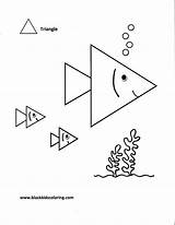 Triangle Coloring Triangles Pages Sheet Color Colouring Kids Printable Print Template Getdrawings Getcolorings Popular sketch template