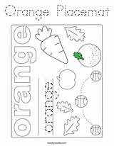 Placemat sketch template