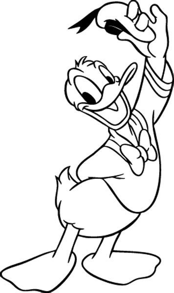 donald duck kleurplaat disney kleurplaat animaatjesnl