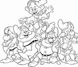 Coloring Pages Dwarfs Disney Seven Adult Snow Dwarf Adults Printable Colouring Color Sheet Drawing Inspiring Sheets Getdrawings Getcolorings Party Drawings sketch template