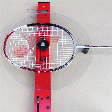 stringway stringlab  stringbed test badminton tennis