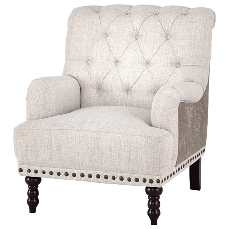 signature design  ashley tartonelle  traditional accent chair  tufted