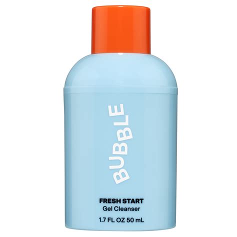 bubble skincare fresh start gel facial cleanser face wash   skin
