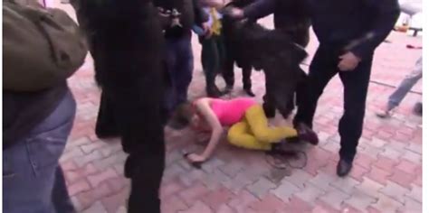 pussy riot attacked by cossack militia in sochi mxdwn music