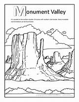 Coloring Valley Monument Pages Colouring Arizona Artwork Kids Designlooter Drawing 5kb 1275 Easy Use Geography Drawings sketch template