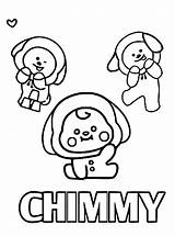 Bt21 Chimmy Kids Ausmalbilder Bt Wonder Stemmen sketch template