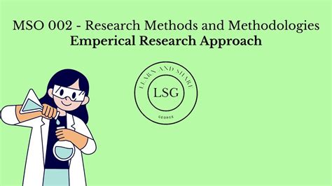 emperical approach research methods  methodologies sociology