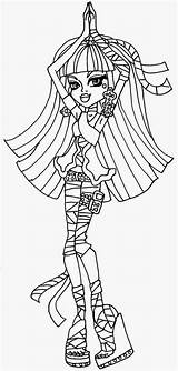 Cleo Nile Monster High Coloring Pages Printable Colouring Girls Sheets Kids sketch template