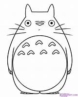Coloring Totoro Pages Popular sketch template