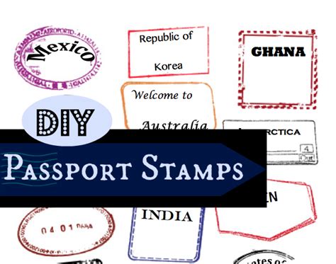 gallery  passport template word