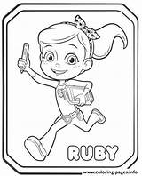 Ruby Coloring Pages Printable sketch template