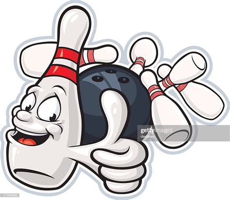Bowling Pin Mascot Vector Art Getty Images
