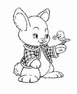 Coloring Pages Easter Bunny Peter Cottontail Bunnies Printable Baby Rabbit Color Hard Sheets Colouring Eggs Embroidery Patterns Print Cute Fuzzy sketch template