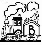 Train Alphabet Coloring Pages Trains Printable Color Educational Letter Kids Sheets Colouring Pdf Found Template sketch template