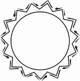 Clipart Sunburst Clip Pinata Cliparts Clipartbest Library Scholastic Circle sketch template