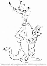 Kangaroo Sour Horton Hears Who Draw Drawing Step Tutorials Drawingtutorials101 sketch template