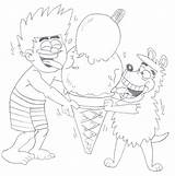 Dennis Menace Gnasher Coloring Pages Colouring Deviantart Search Again Bar Case Looking Don Print Use Find Top sketch template