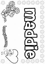 Maddie Coloring Pages Liv Disney Print Color Hellokids Template Names Online sketch template